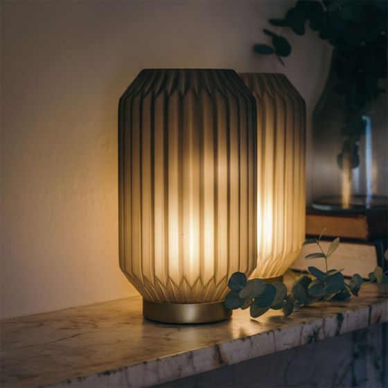 Gem Table Lamp Grey