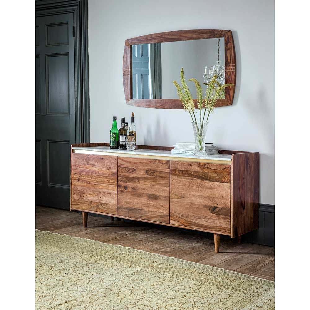 Deco Marble Sideboard in Rosewood Atkin and Thyme