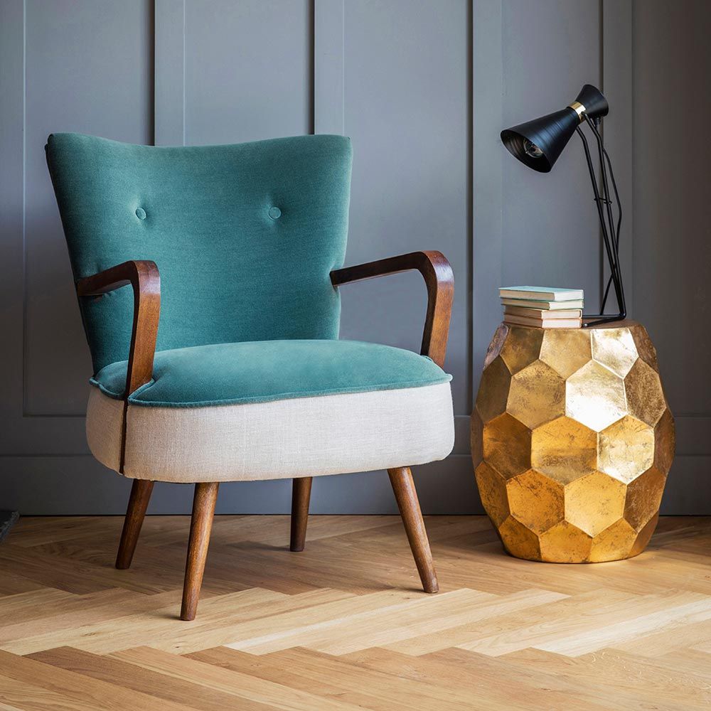 Teal online accent table