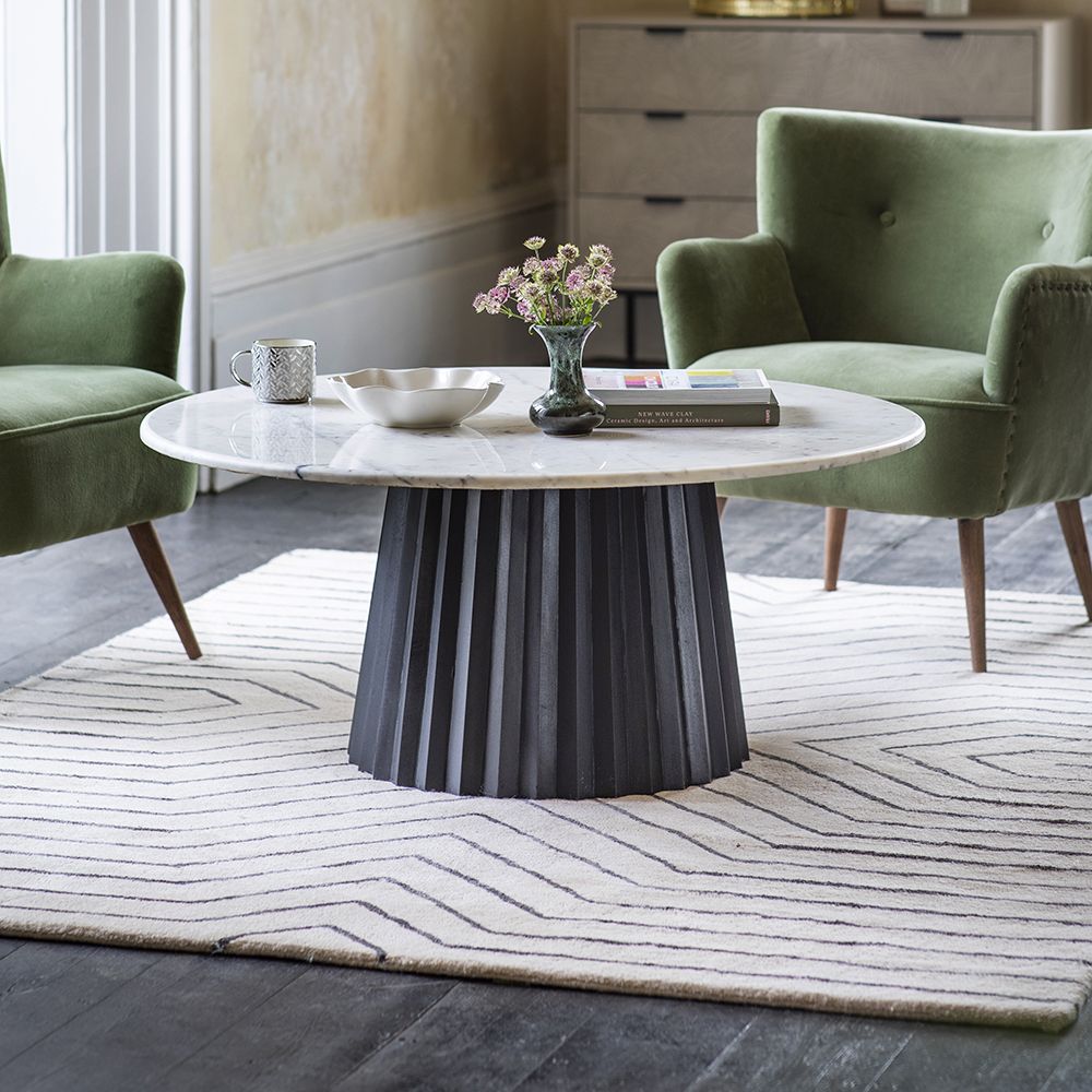 Westbourne Marble Coffee Table Black