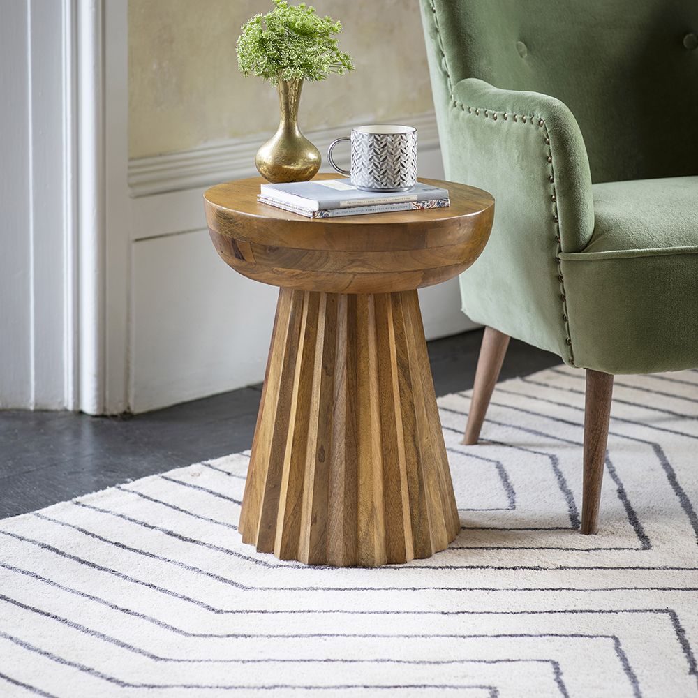 Real wood sale side table