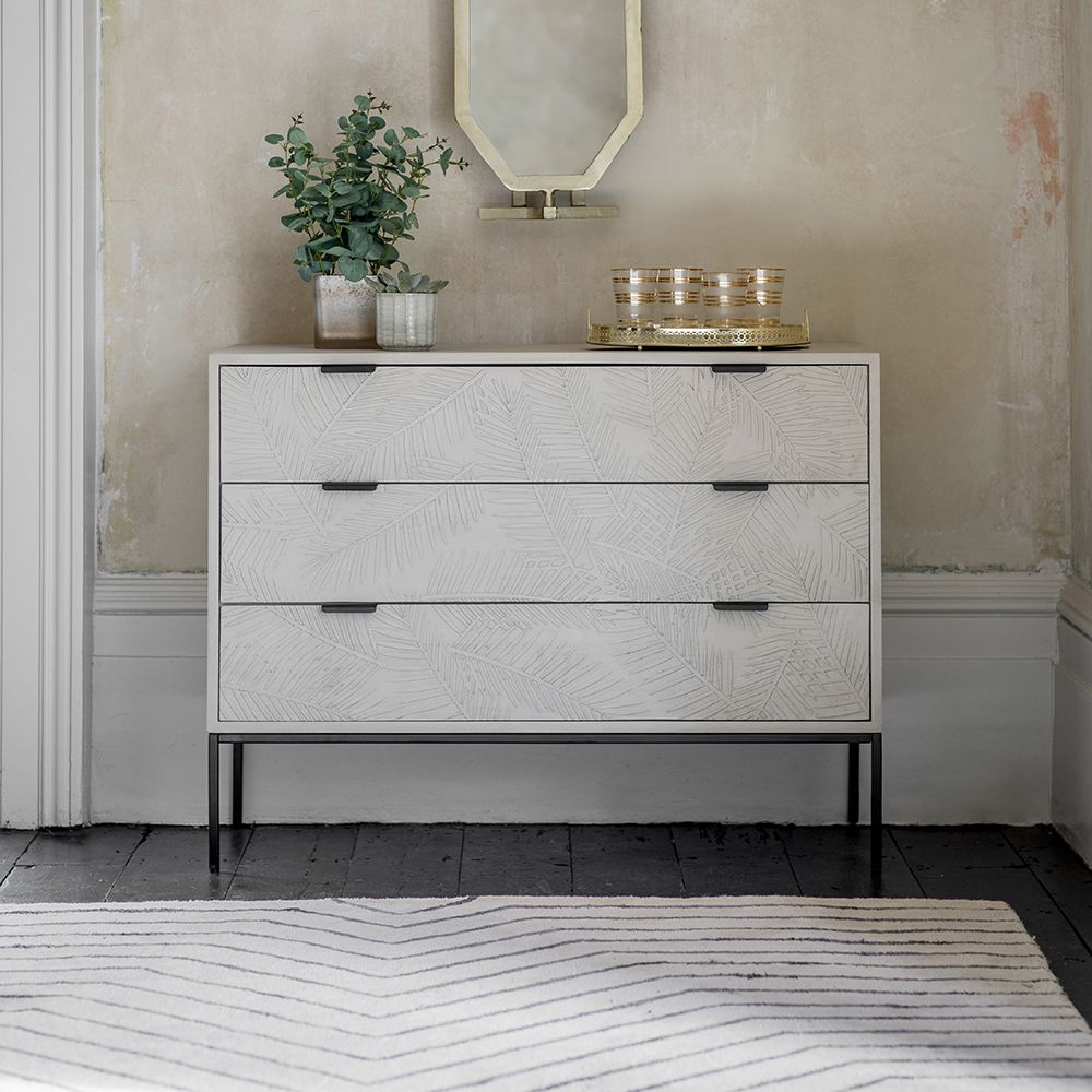 A of store drawers