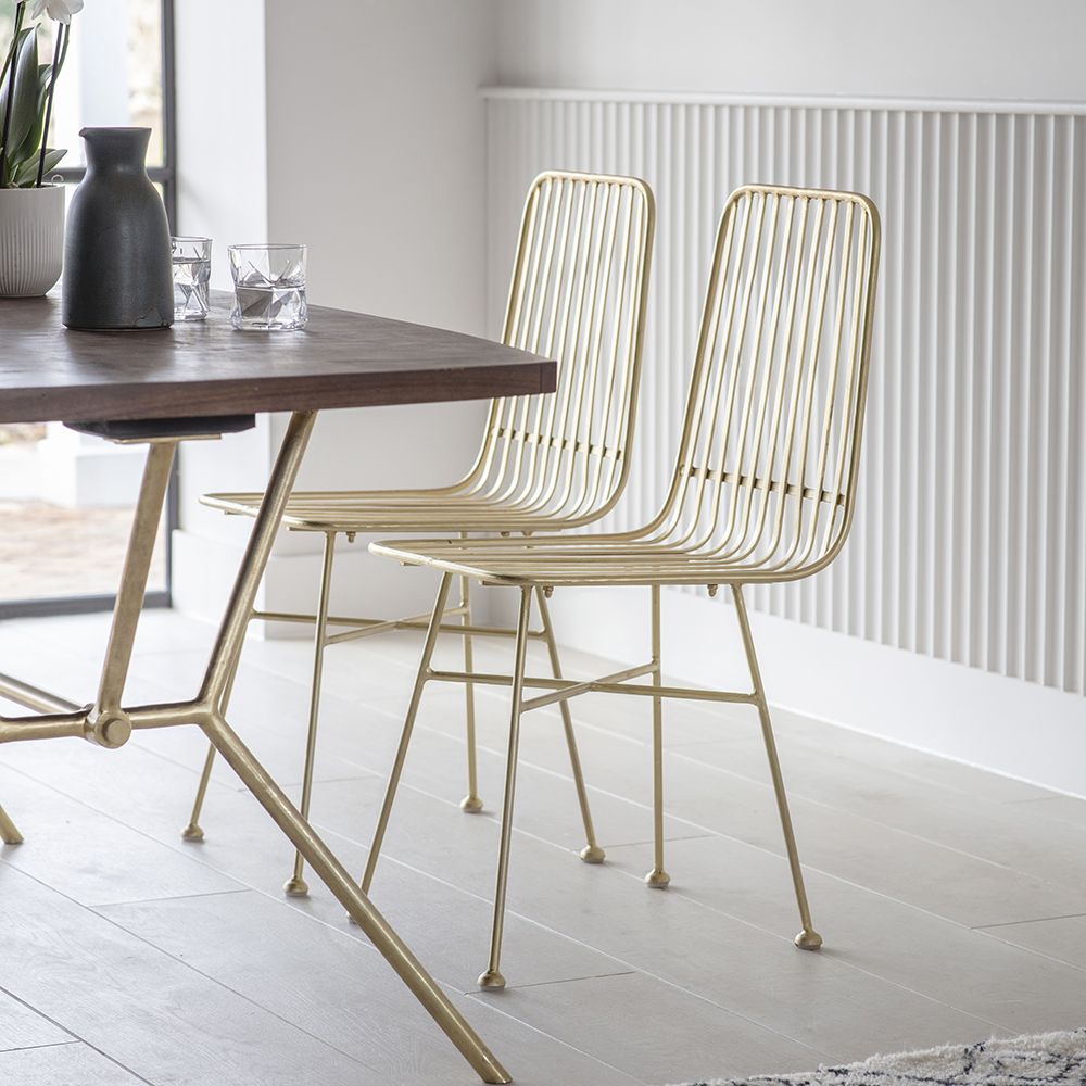 Metal shop side chair