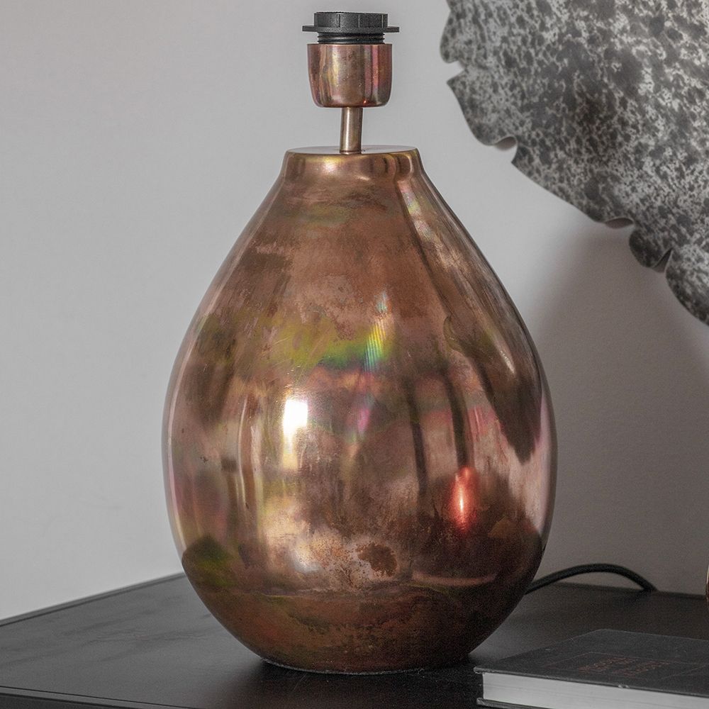 Burnished Table Lamp Atkin and Thyme Atkin and Thyme
