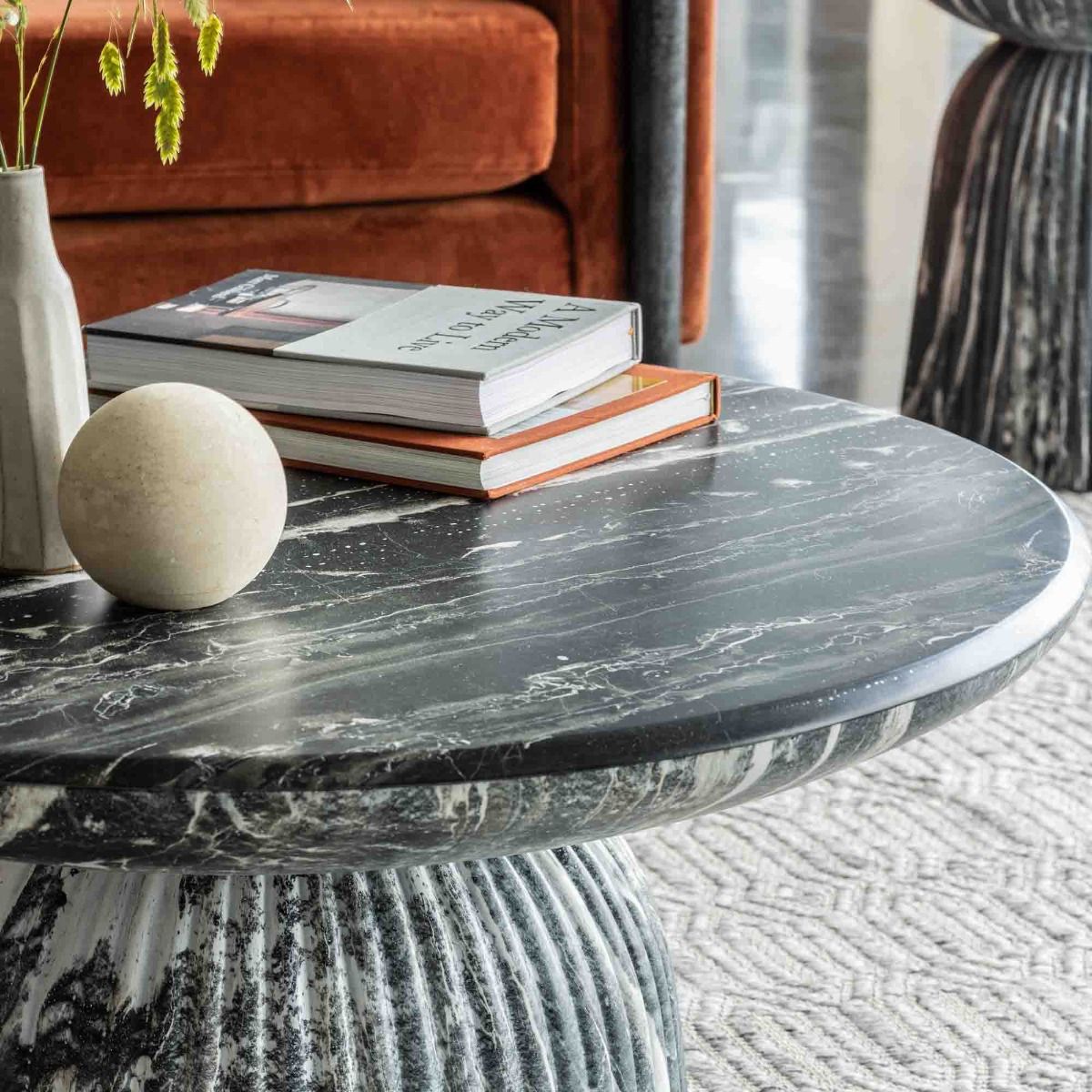 Atkin and thyme shop marble coffee table