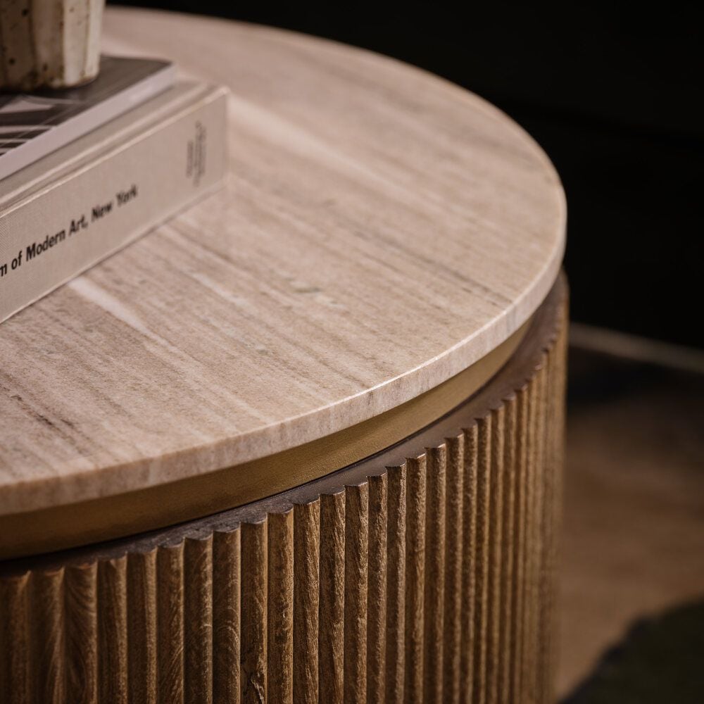 Atkin and thyme shop marble coffee table