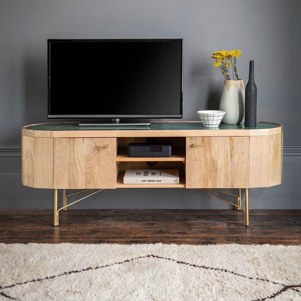 Tv stand WHITE White Tv Stand Details about   Media Tv Console Media Stand Tv Unit 