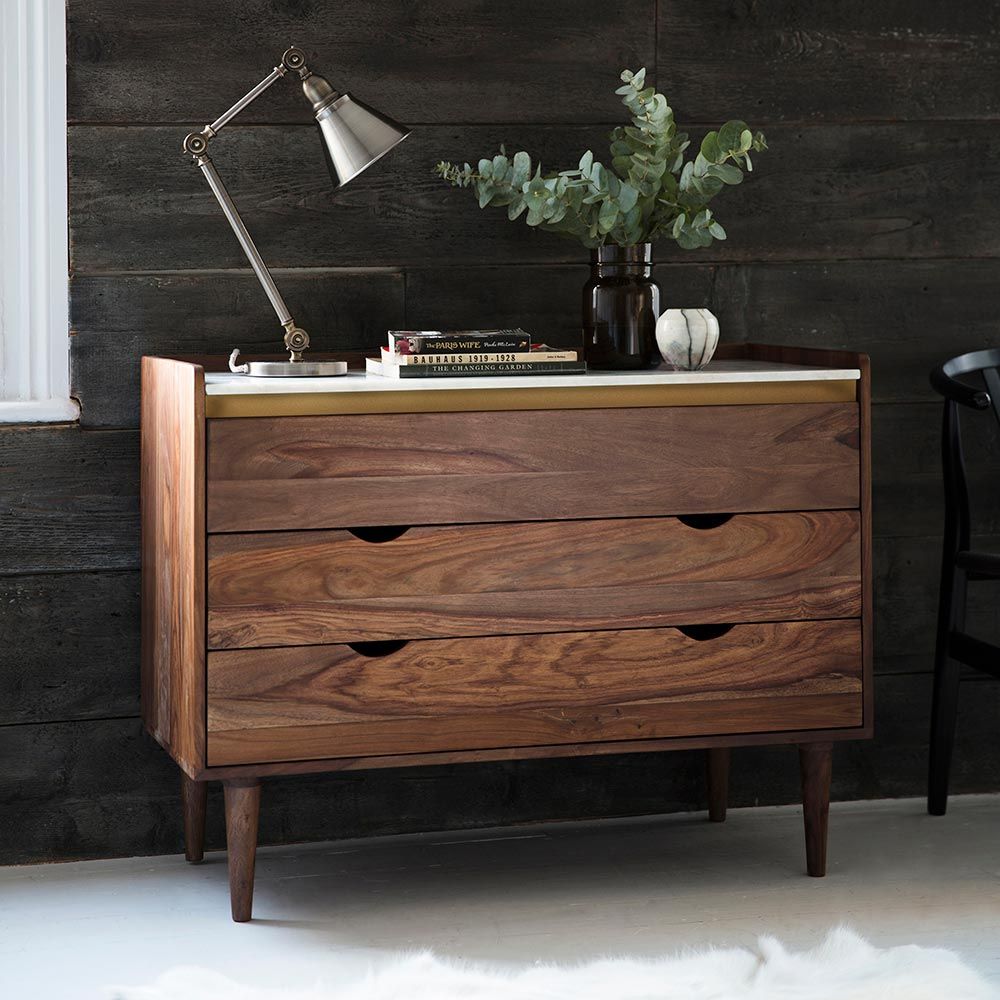 Marble top store chest