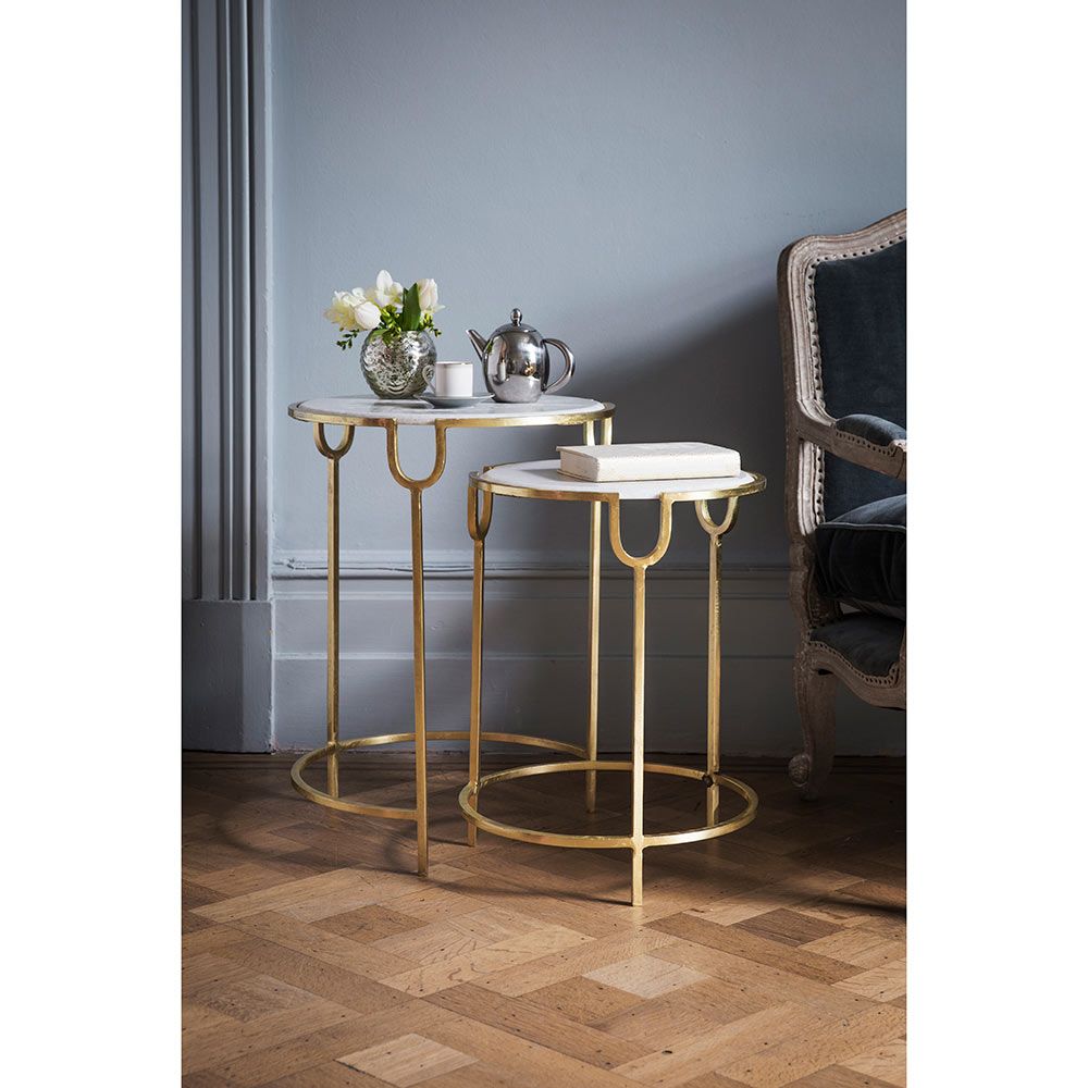 Marble shop bunching tables