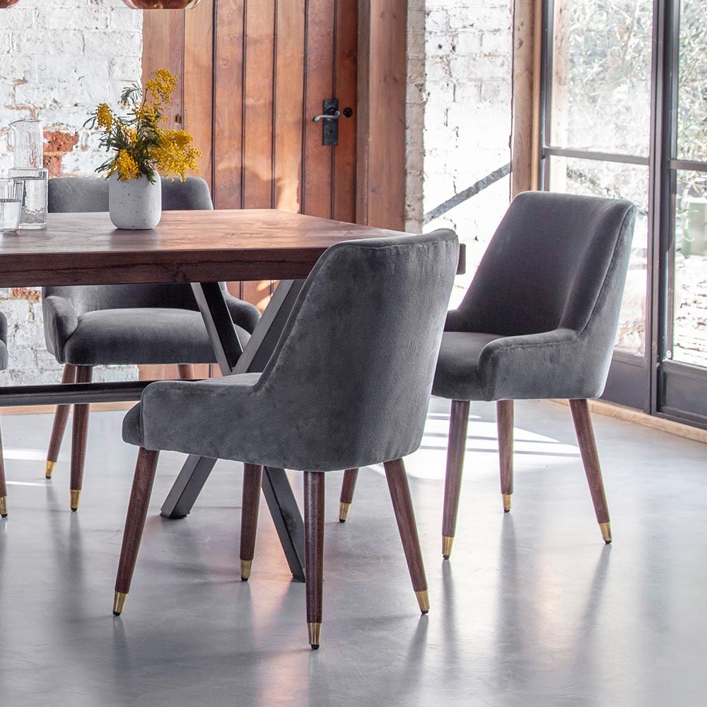 Gray deals wood chairs