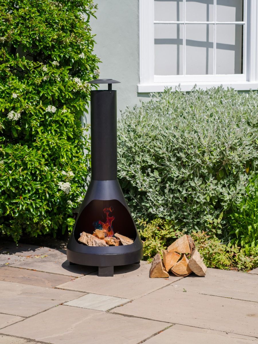 Chiminea tv stand deals