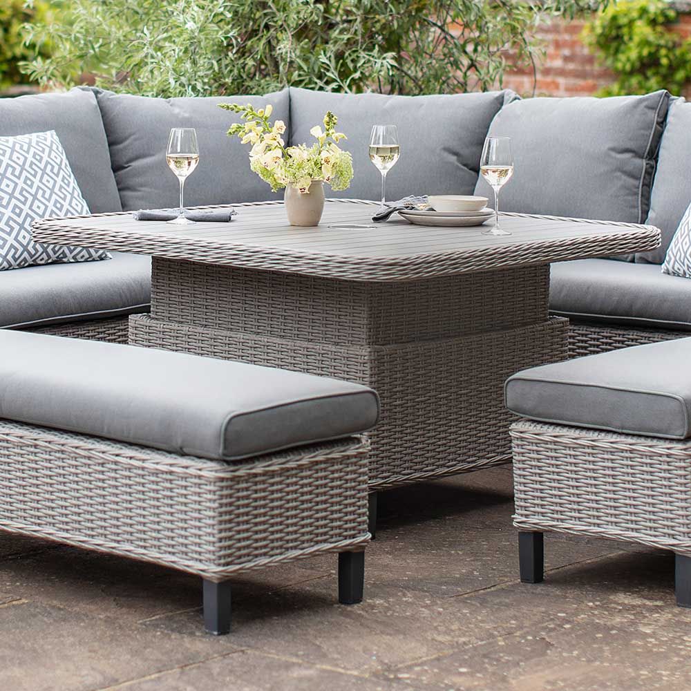 Corner lounge dining hot sale set