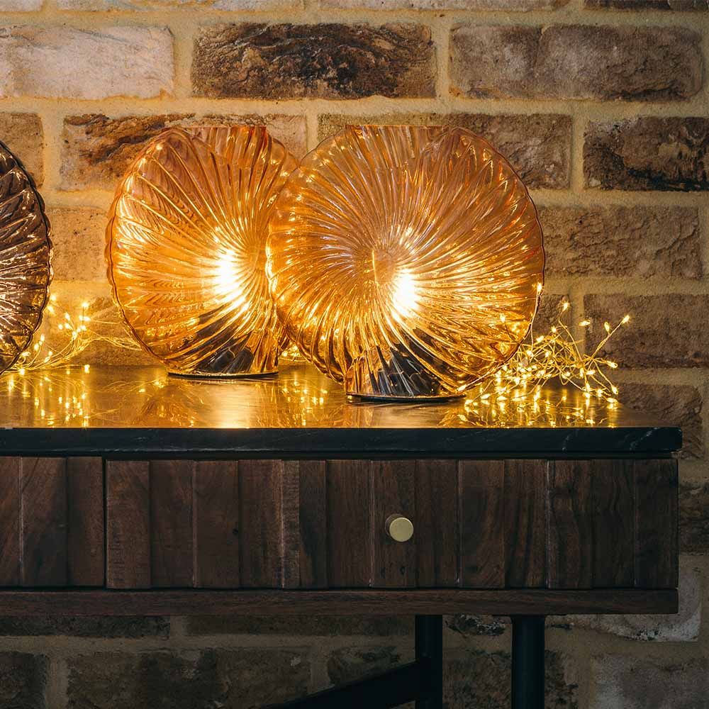 Peach best sale table lamp