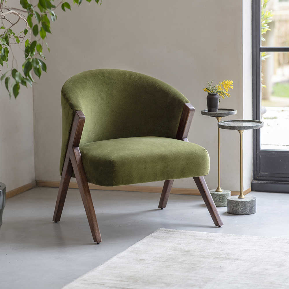 Buy velvet armchair sales