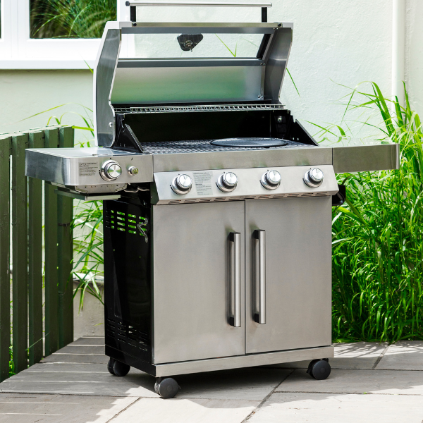 Grillstream Hybrid Gas/Charcoal BBQ 4 Burner